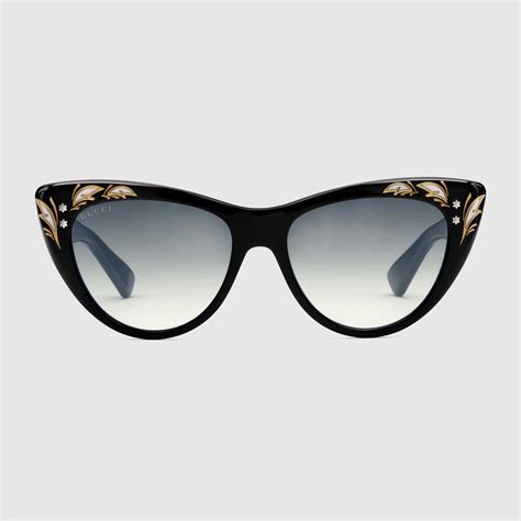 best designer cat eye sunglasses|gucci oversized cat eye sunglasses.